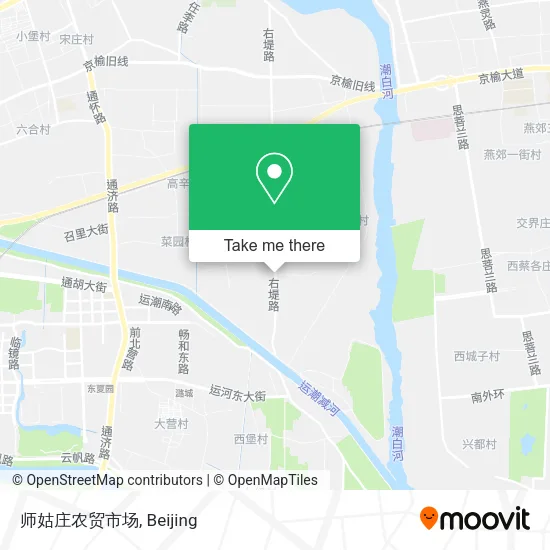 师姑庄农贸市场 map