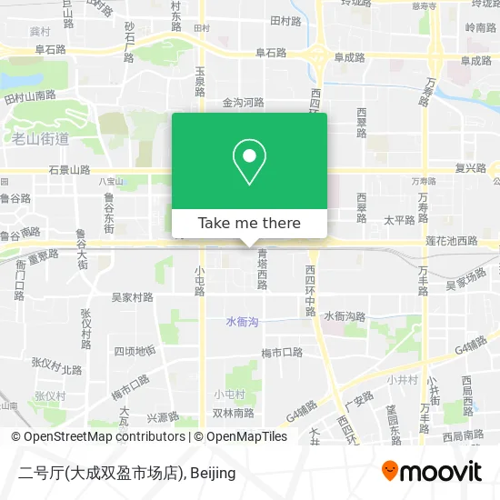 二号厅(大成双盈市场店) map