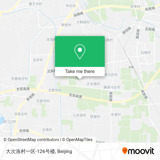 大次洛村一区-126号楼 map