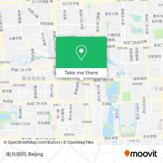 南兴胡同 map