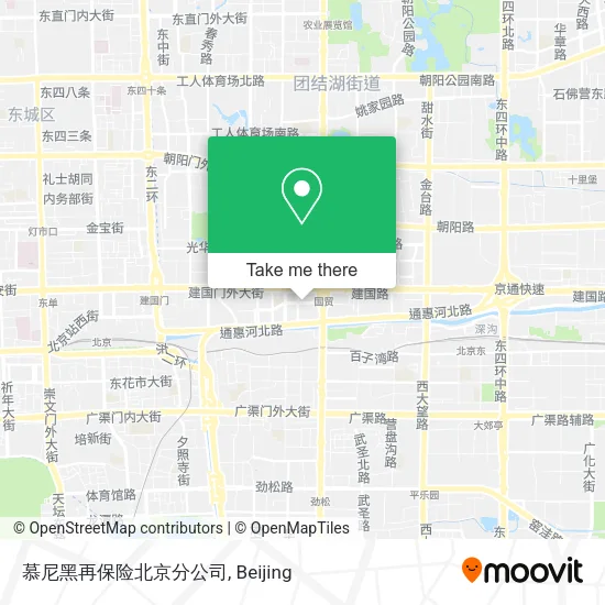 慕尼黑再保险北京分公司 map