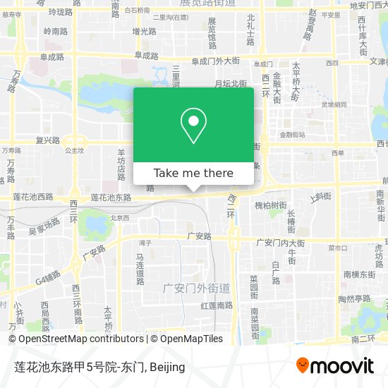 莲花池东路甲5号院-东门 map