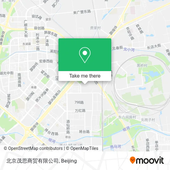 北京茂思商贸有限公司 map