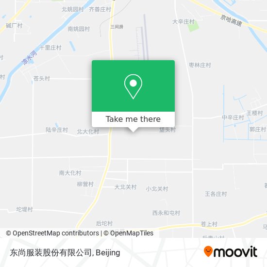 东尚服装股份有限公司 map