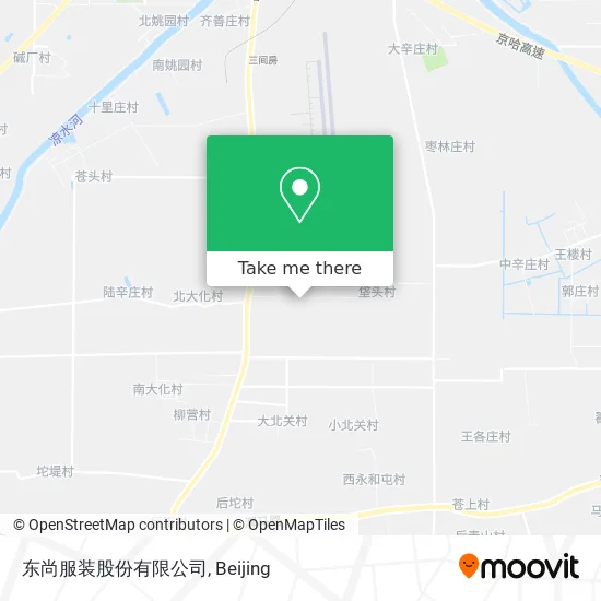 东尚服装股份有限公司 map