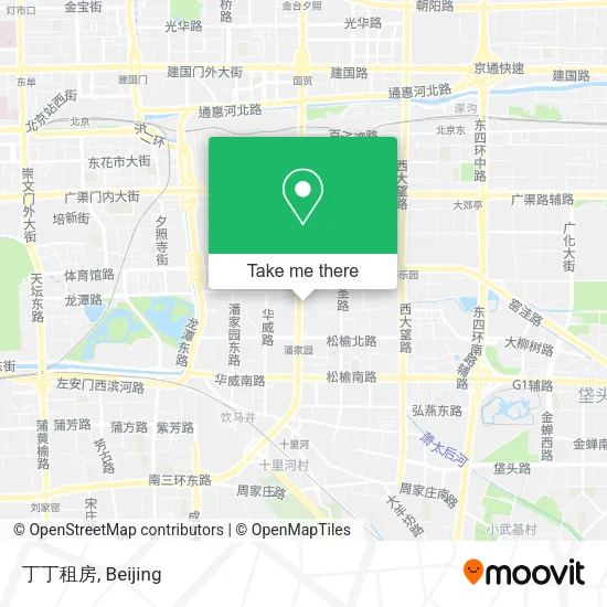 丁丁租房 map