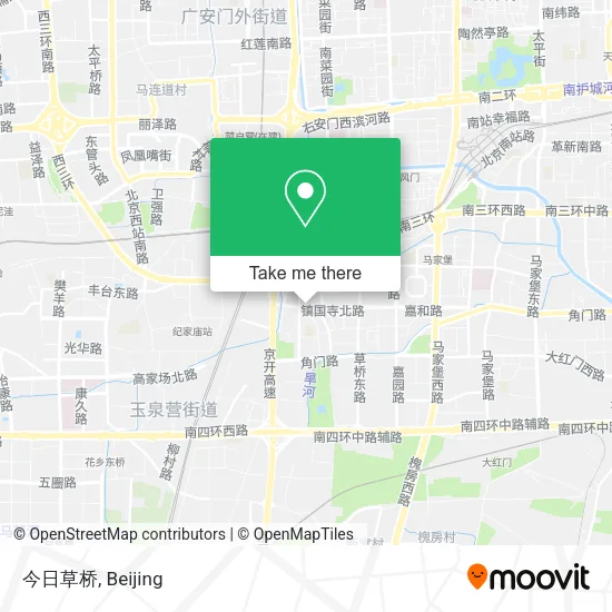 今日草桥 map