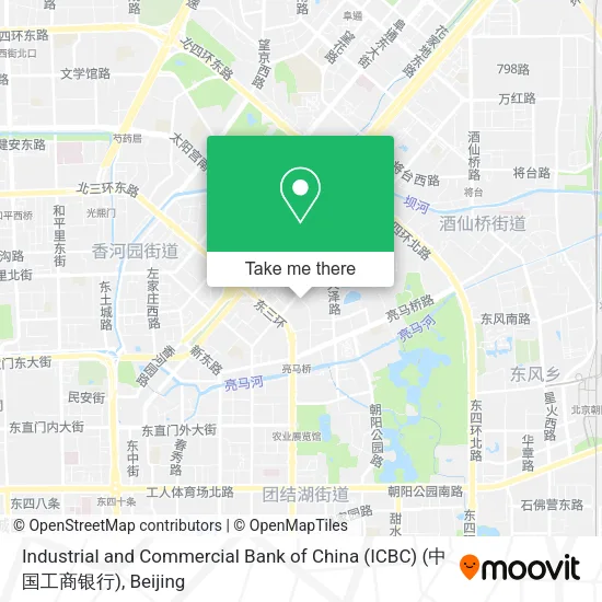 Industrial and Commercial Bank of China (ICBC) (中国工商银行) map