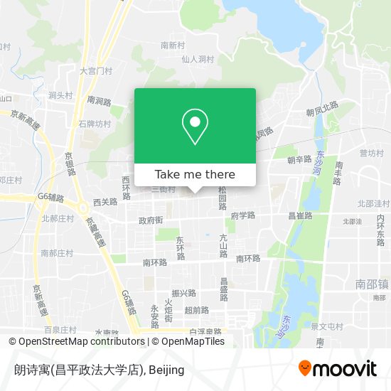 朗诗寓(昌平政法大学店) map