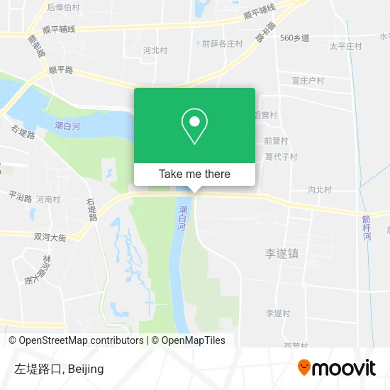 左堤路口 map