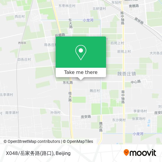 X048/岳家务路(路口) map