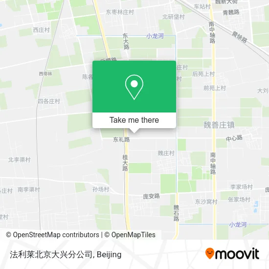 法利莱北京大兴分公司 map