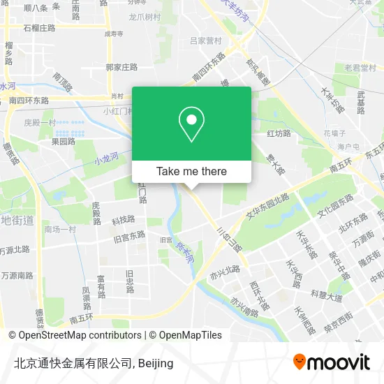 北京通快金属有限公司 map