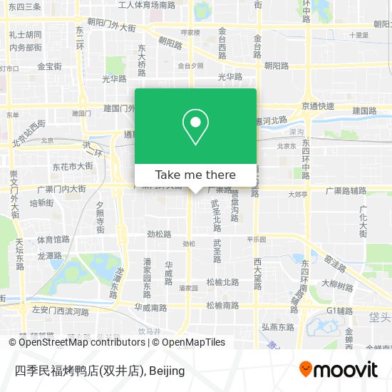 四季民福烤鸭店(双井店) map