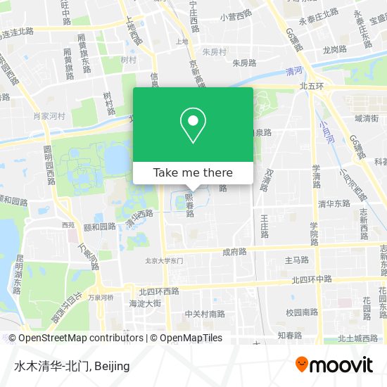 水木清华-北门 map