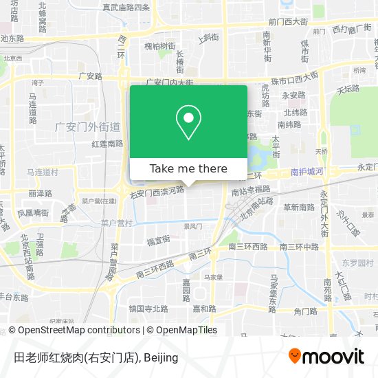 田老师红烧肉(右安门店) map