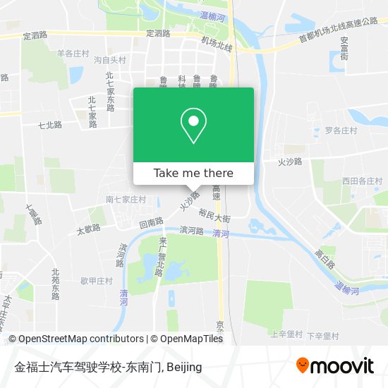 金福士汽车驾驶学校-东南门 map