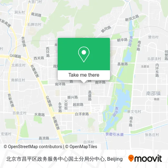 北京市昌平区政务服务中心国土分局分中心 map