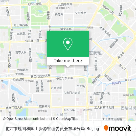 北京市规划和国土资源管理委员会东城分局 map