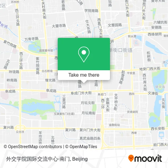 外交学院国际交流中心-南门 map