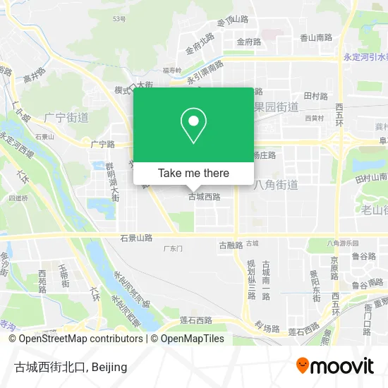 古城西街北口 map