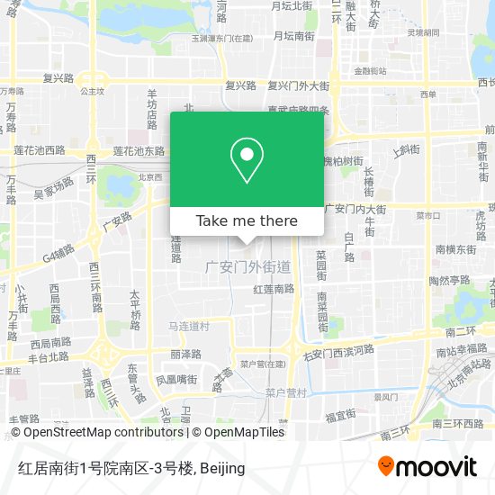 红居南街1号院南区-3号楼 map