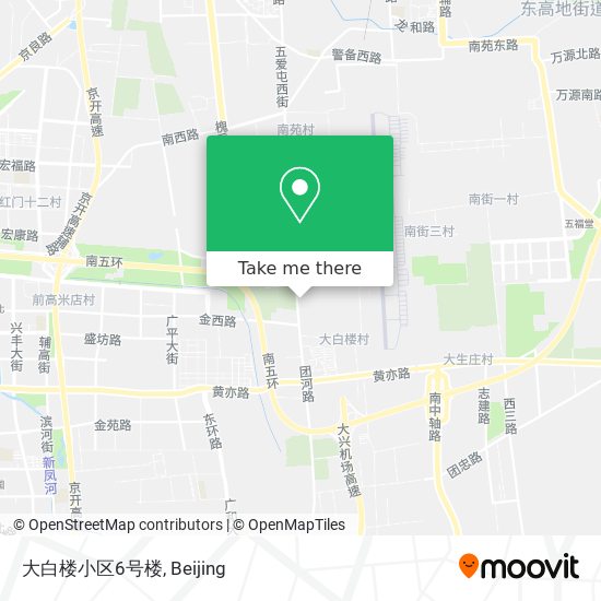 大白楼小区6号楼 map