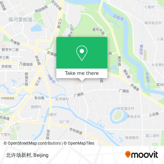 北许场新村 map