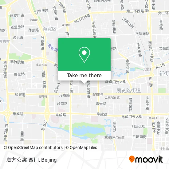 魔方公寓-西门 map