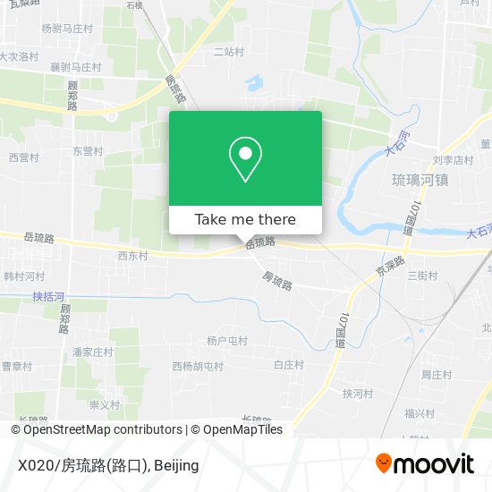 X020/房琉路(路口) map