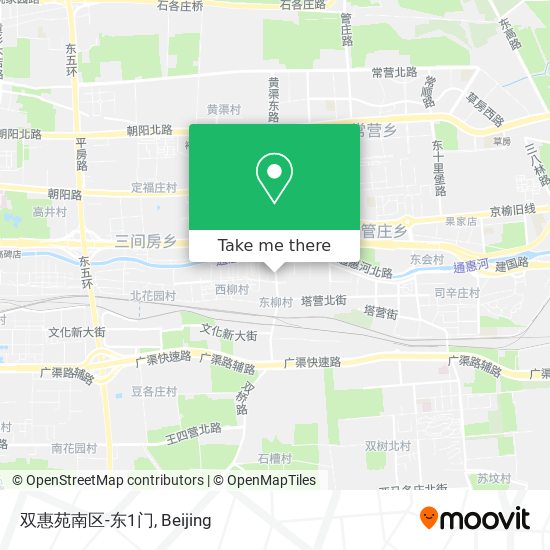 双惠苑南区-东1门 map