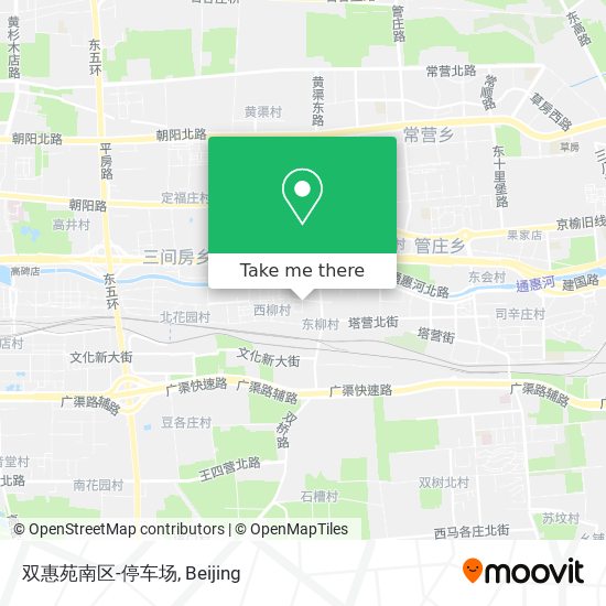 双惠苑南区-停车场 map