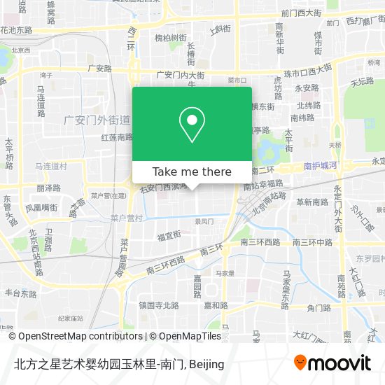 北方之星艺术婴幼园玉林里-南门 map
