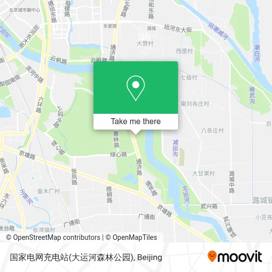 国家电网充电站(大运河森林公园) map