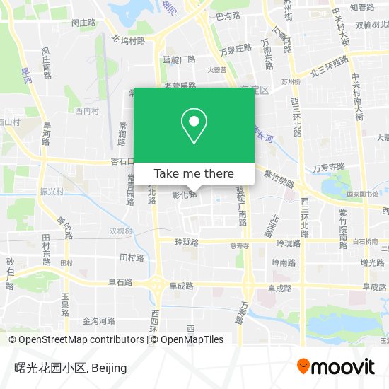 曙光花园小区 map