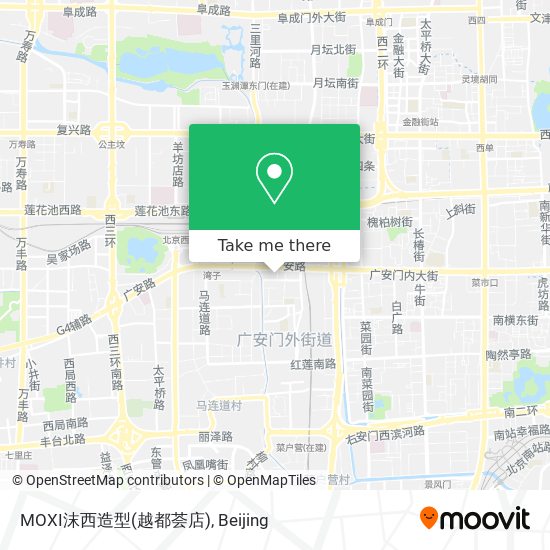 MOXI沫西造型(越都荟店) map