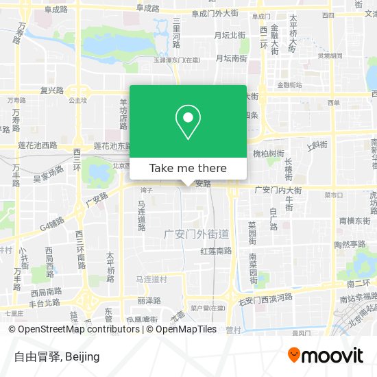 自由冒驿 map