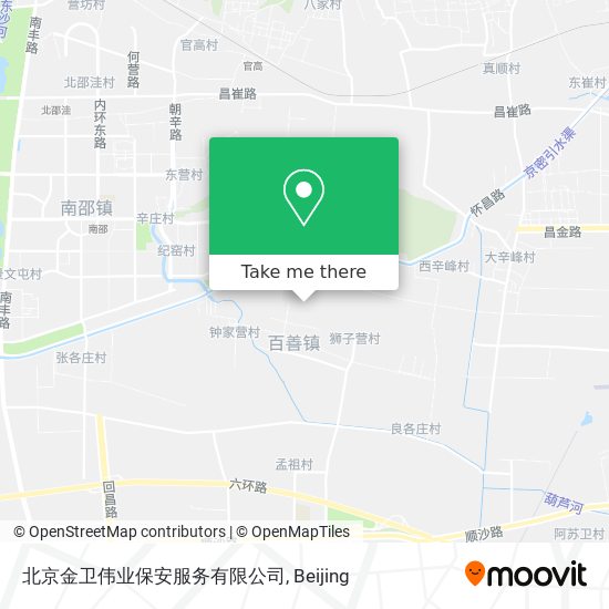 北京金卫伟业保安服务有限公司 map