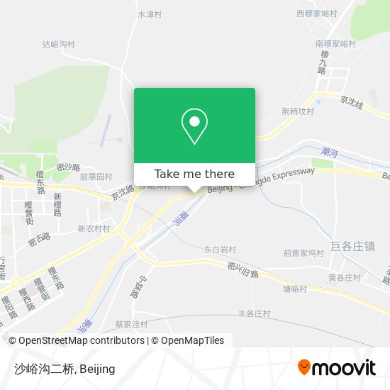 沙峪沟二桥 map