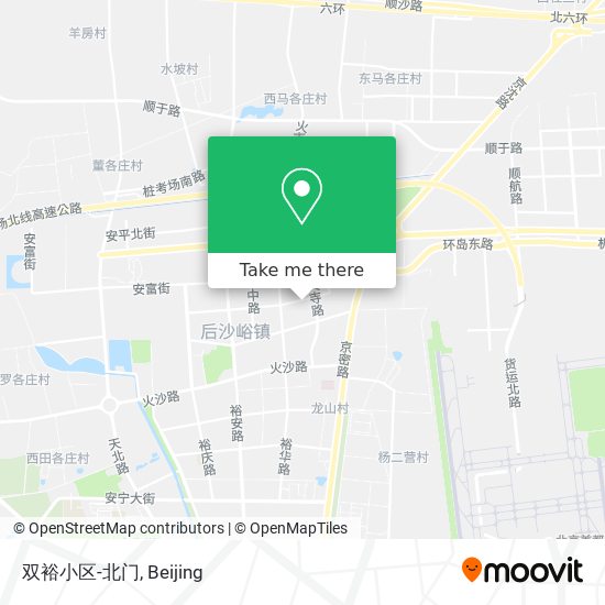 双裕小区-北门 map