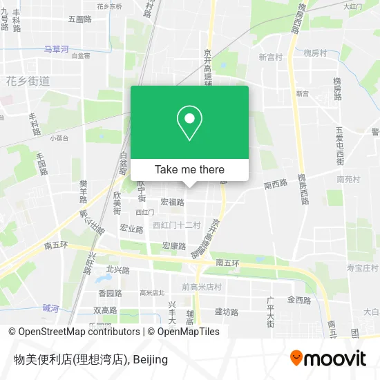 物美便利店(理想湾店) map