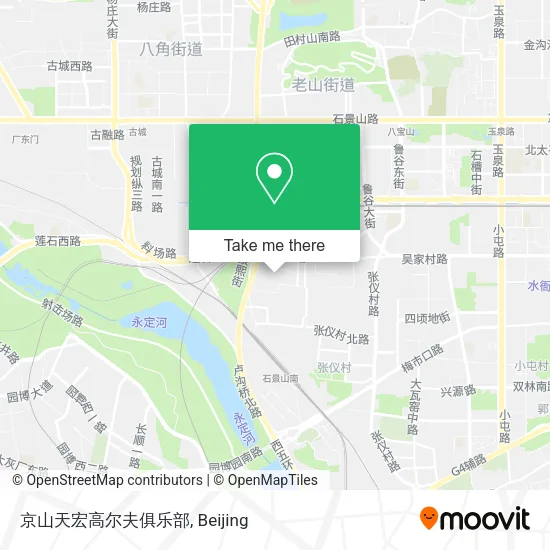 京山天宏高尔夫俱乐部 map