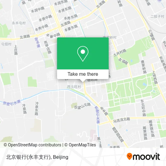 北京银行(永丰支行) map