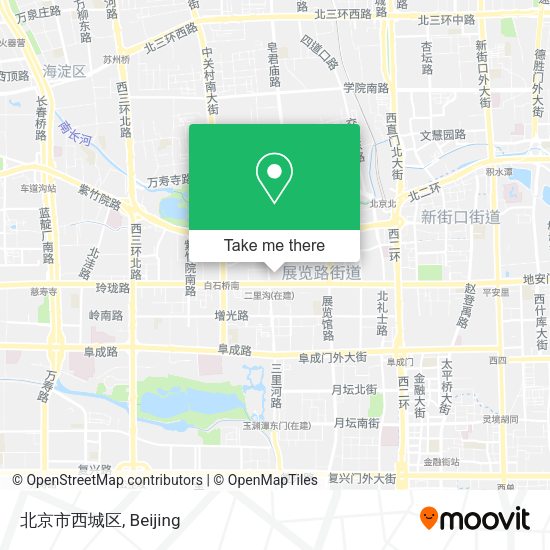 北京市西城区 map