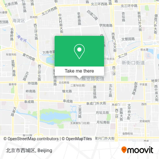 北京市西城区 map