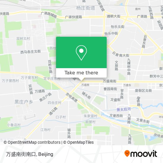 万盛南街南口 map