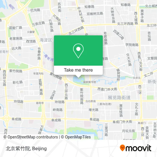 北京紫竹院 map
