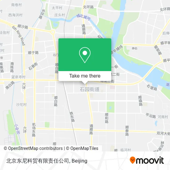 北京东尼科贸有限责任公司 map