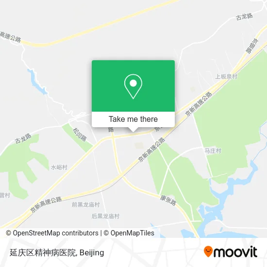 延庆区精神病医院 map