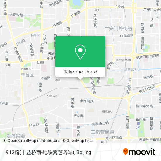 912路(丰益桥南-地铁篱笆房站) map
